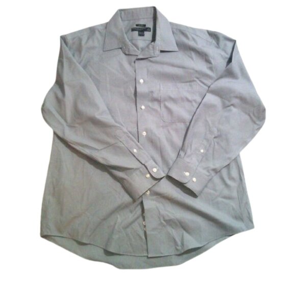 Pronto Uomo Mens Dress Shirt Size 17-1/2 / 34-35 (XLarge) Lot of 2 Shirts - Picture 7 of 9